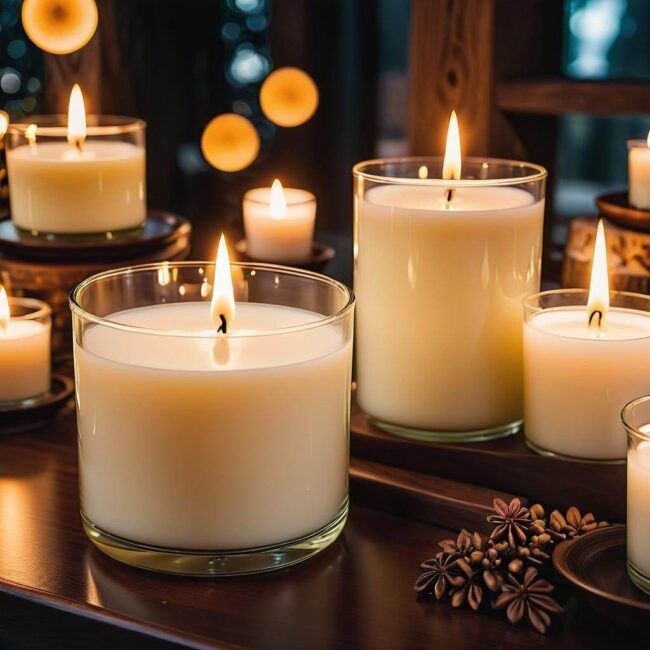 Bezpieczny wosk sojowy do świec