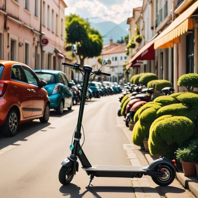 Komfort jazdy na hulajnodze