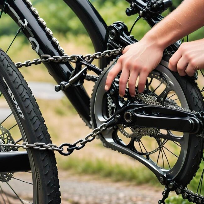 Łańcuch rowerowy spada z zębatek co robić