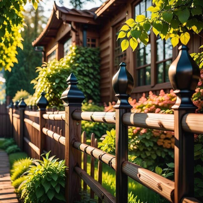 Płot lamelowy jak zaczepić panele