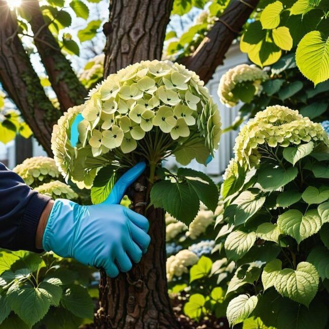 Przycinanie hortensji