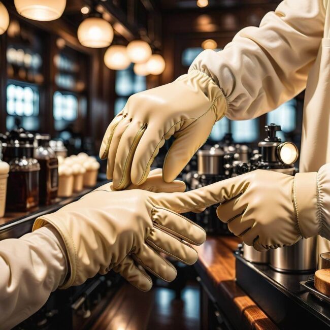 Rękawiczki kremowe działanie