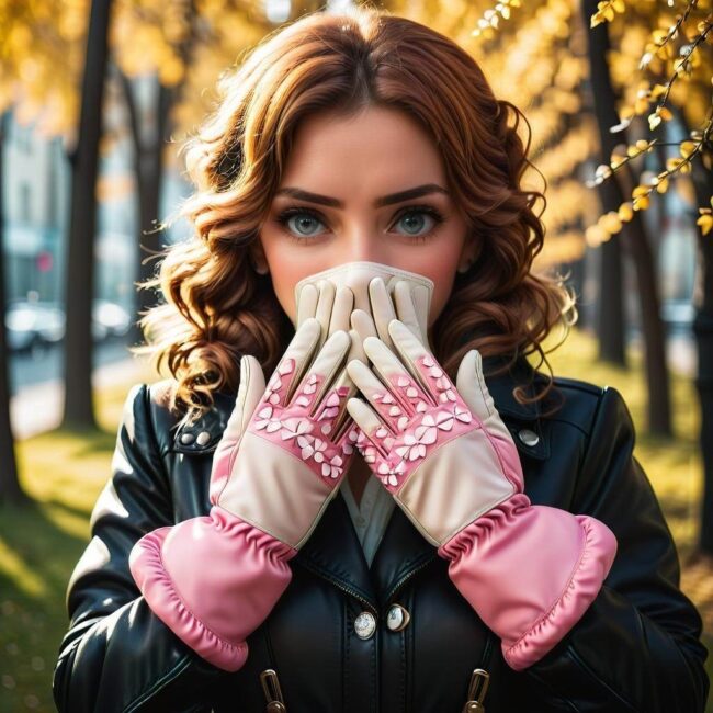 Rękawiczki z śmiesznymi tekstami