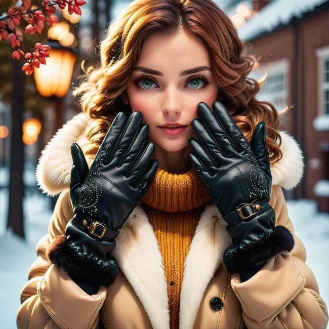 Rękawiczki z termoizolacją dla kobiet
